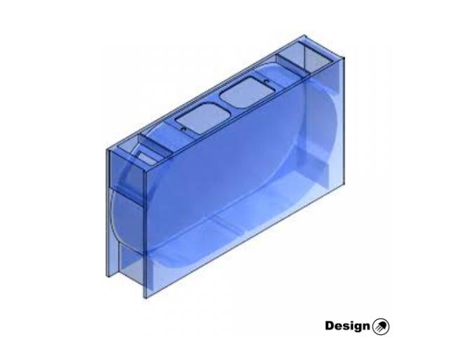 Stretched kreisel jellyfish tank 220 l (Suitable for building into walls) Jellyfish aquariums